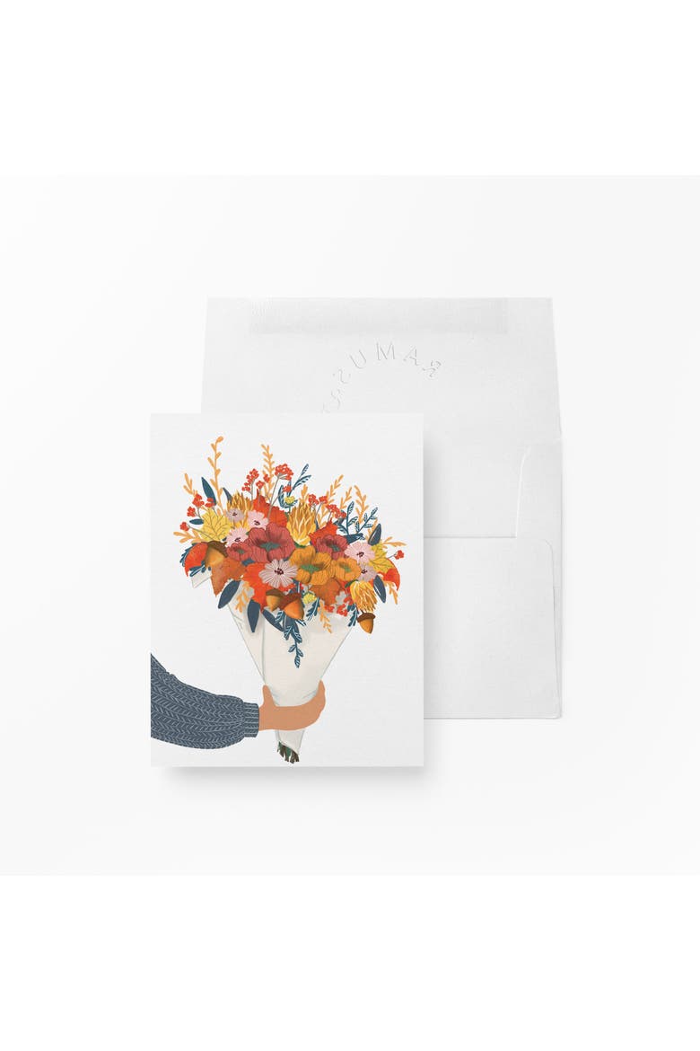 Fall/Halloween Greeting Cards "Autumn Bouquet", Main, color, Multi-Pack