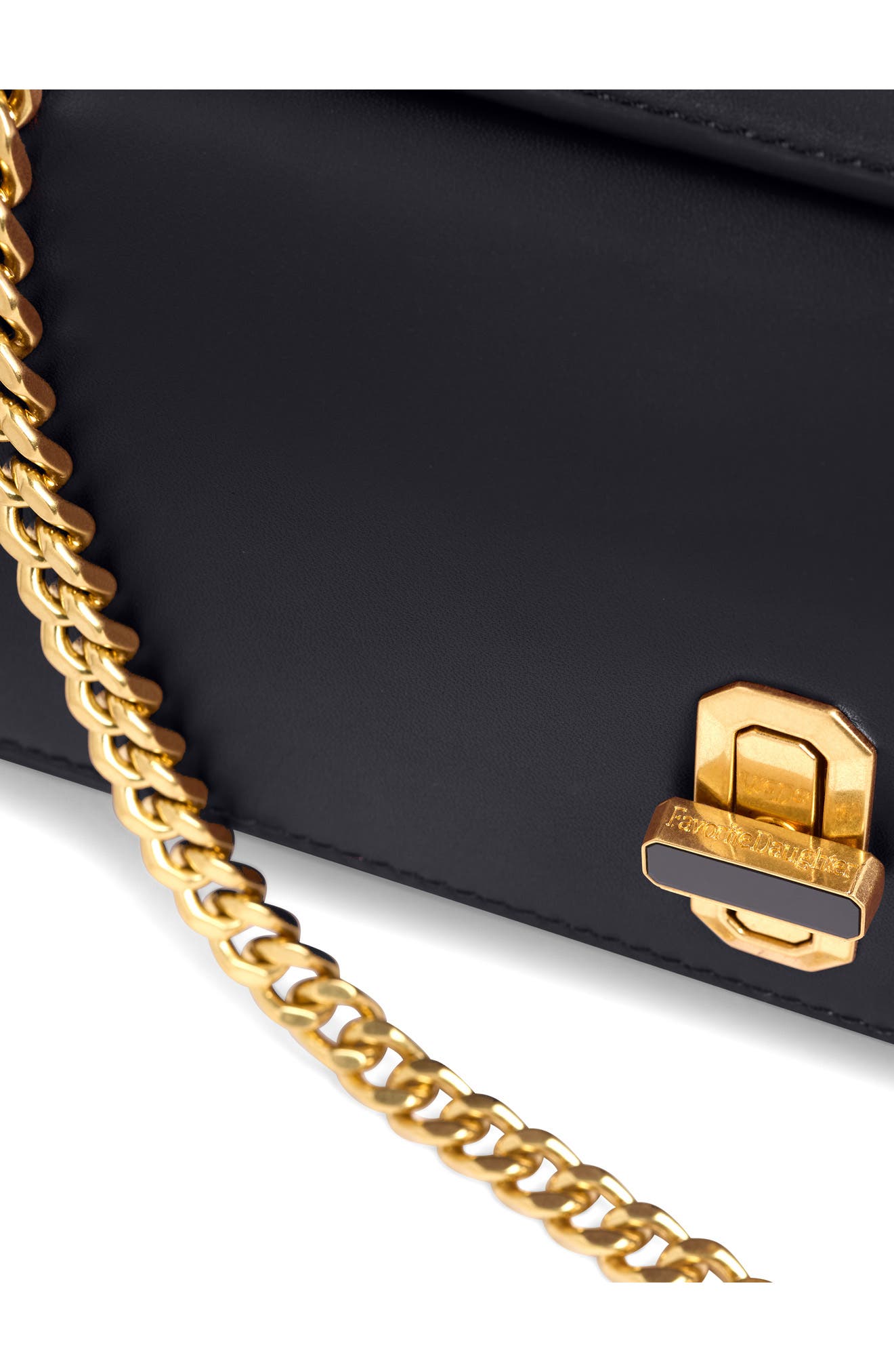 Leather Top Handle Convertible Clutch, Alternate, color, BLACK