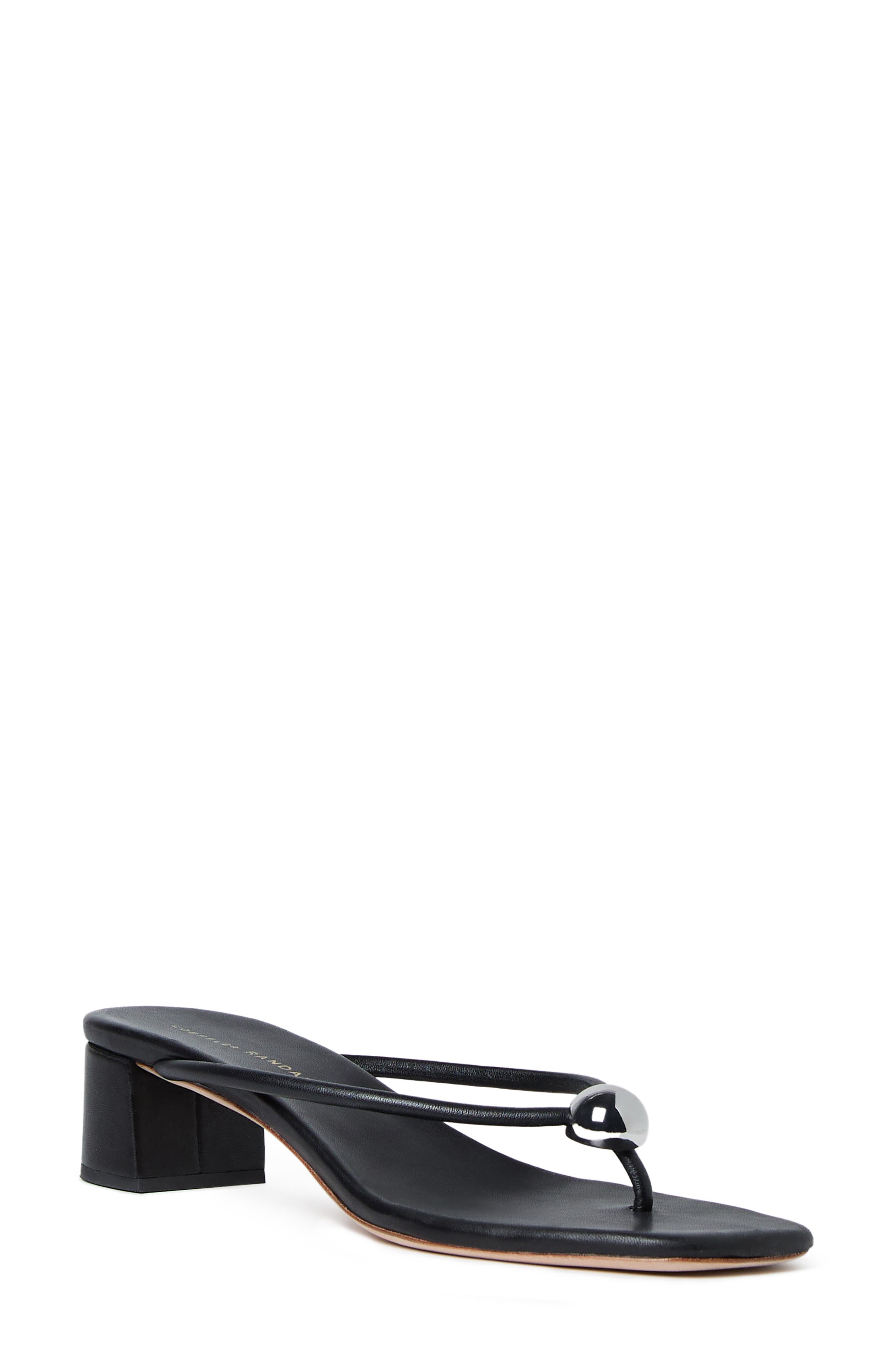 Loeffler Randall Odessa Block Heel Sandal, Main, color, Black