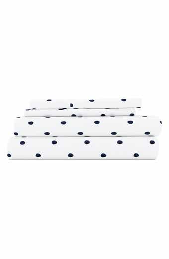 HOMESPUN HOME SPUN Premium Ultra Soft Dots Pattern 4-Piece Bed Sheets Set