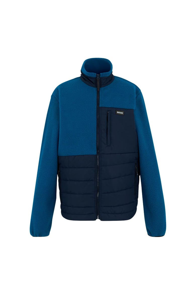 Frankie Borg Full Zip Hybrid Jacket, Main, color, Navy and Snorkel Blue
