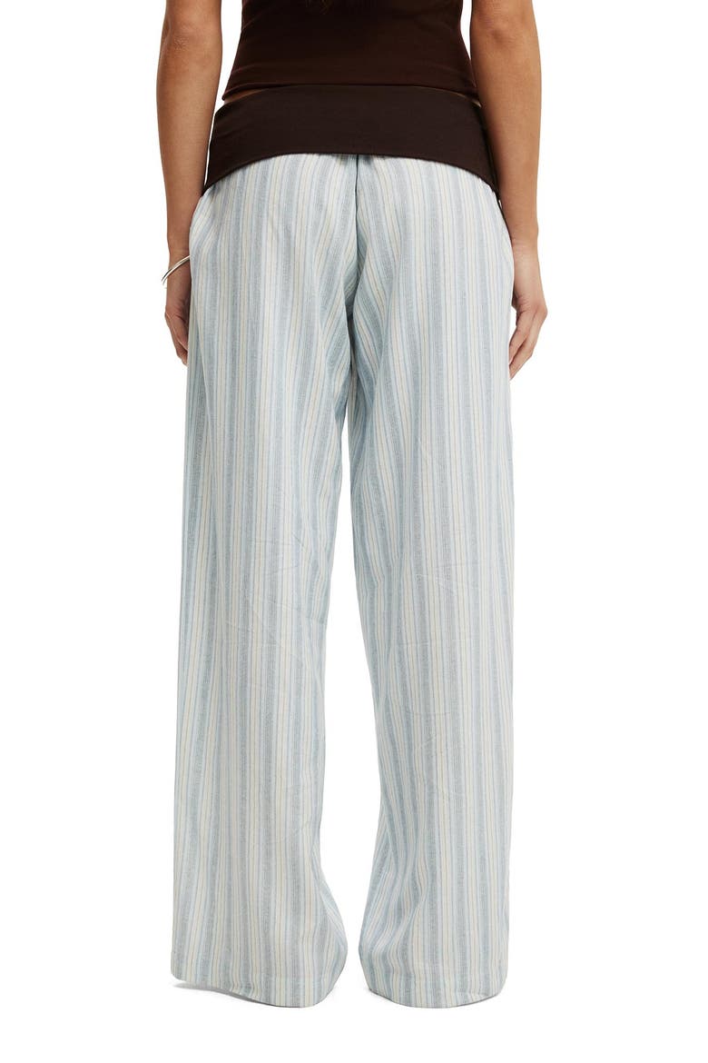 Women's Haven Fold Over Pant, Alternate, color, Ava Stripe Blue