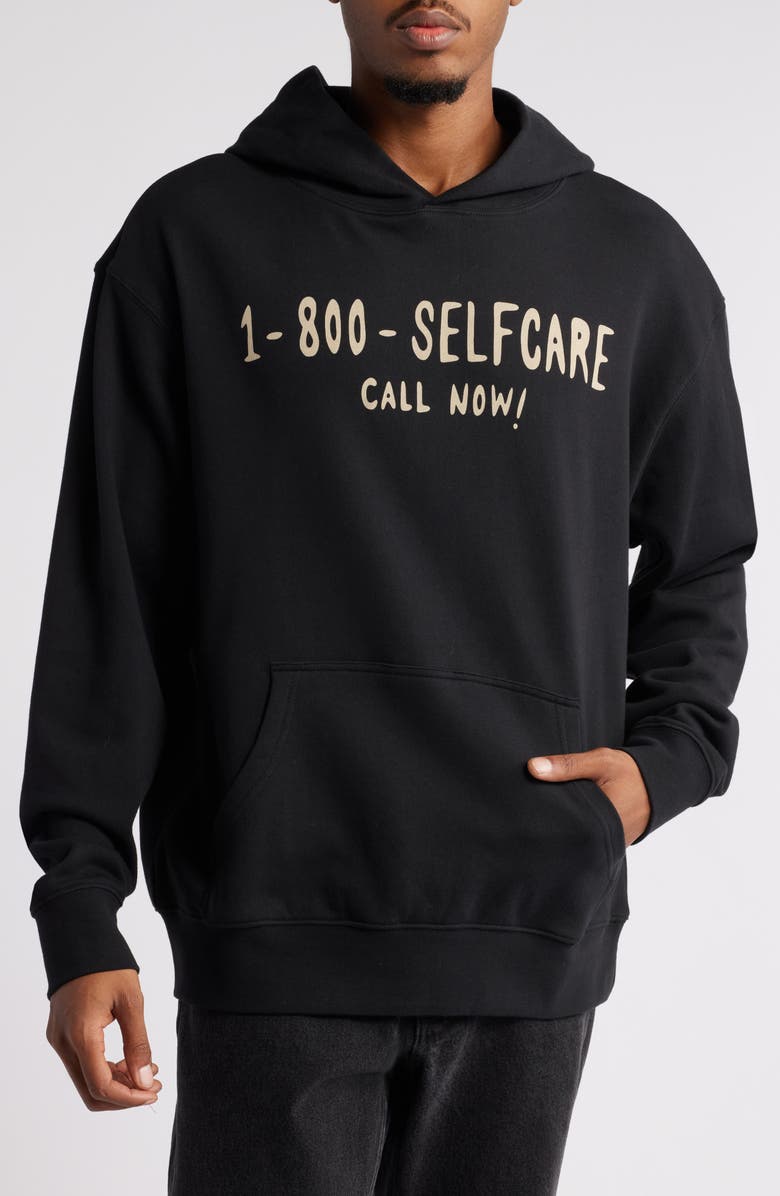 Action Figure Miles Call Now Graphic Hoodie, Main, color,