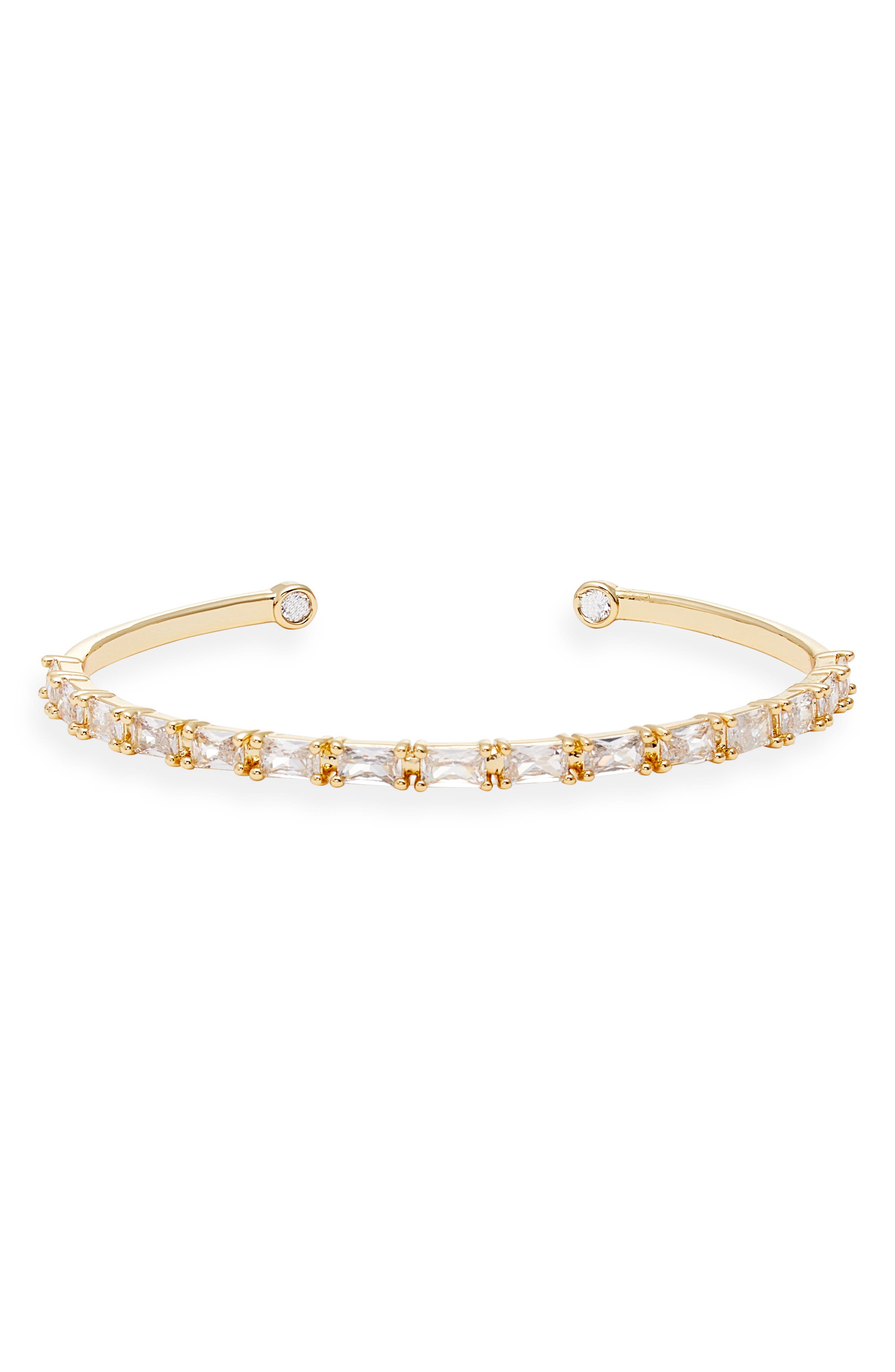 Nordstrom Cubic Zirconia Cuff Bracelet (Women) | Nordstromrack