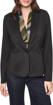 DKNY Soho Ponte One Button Blazer