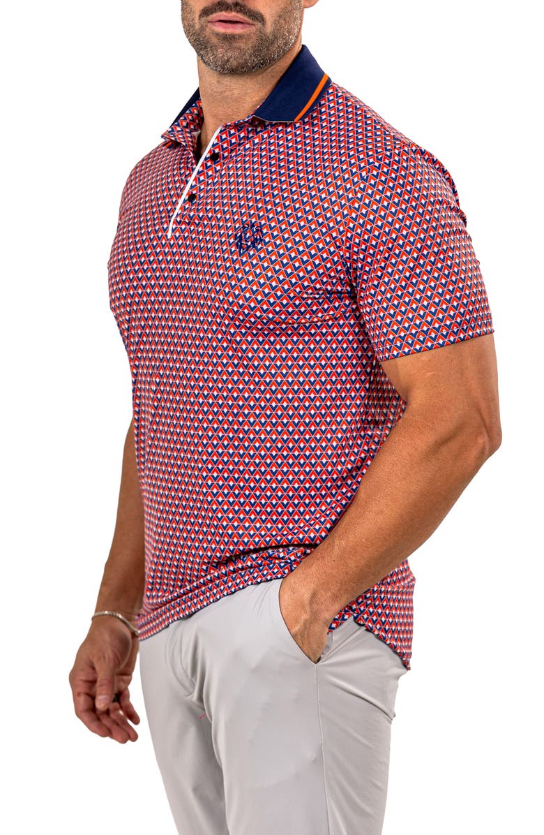 Maceoo Martyr0001 Print Golf Polo, Alternate, color, 