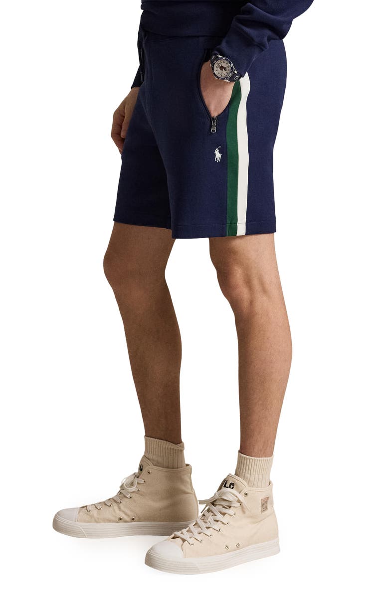 Polo Ralph Lauren Double Knit Shorts, Alternate, color, Newport Navy