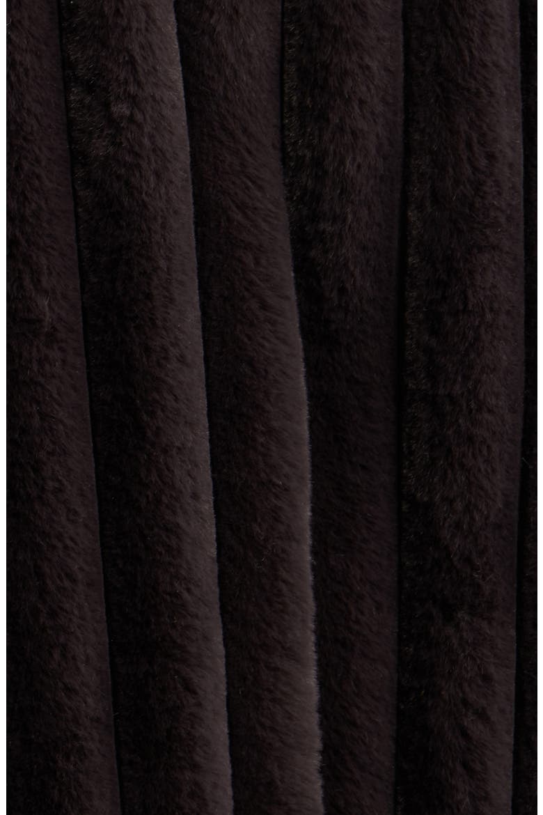 Elina Faux Fur Jacket, Alternate, color, BROWN BLACK