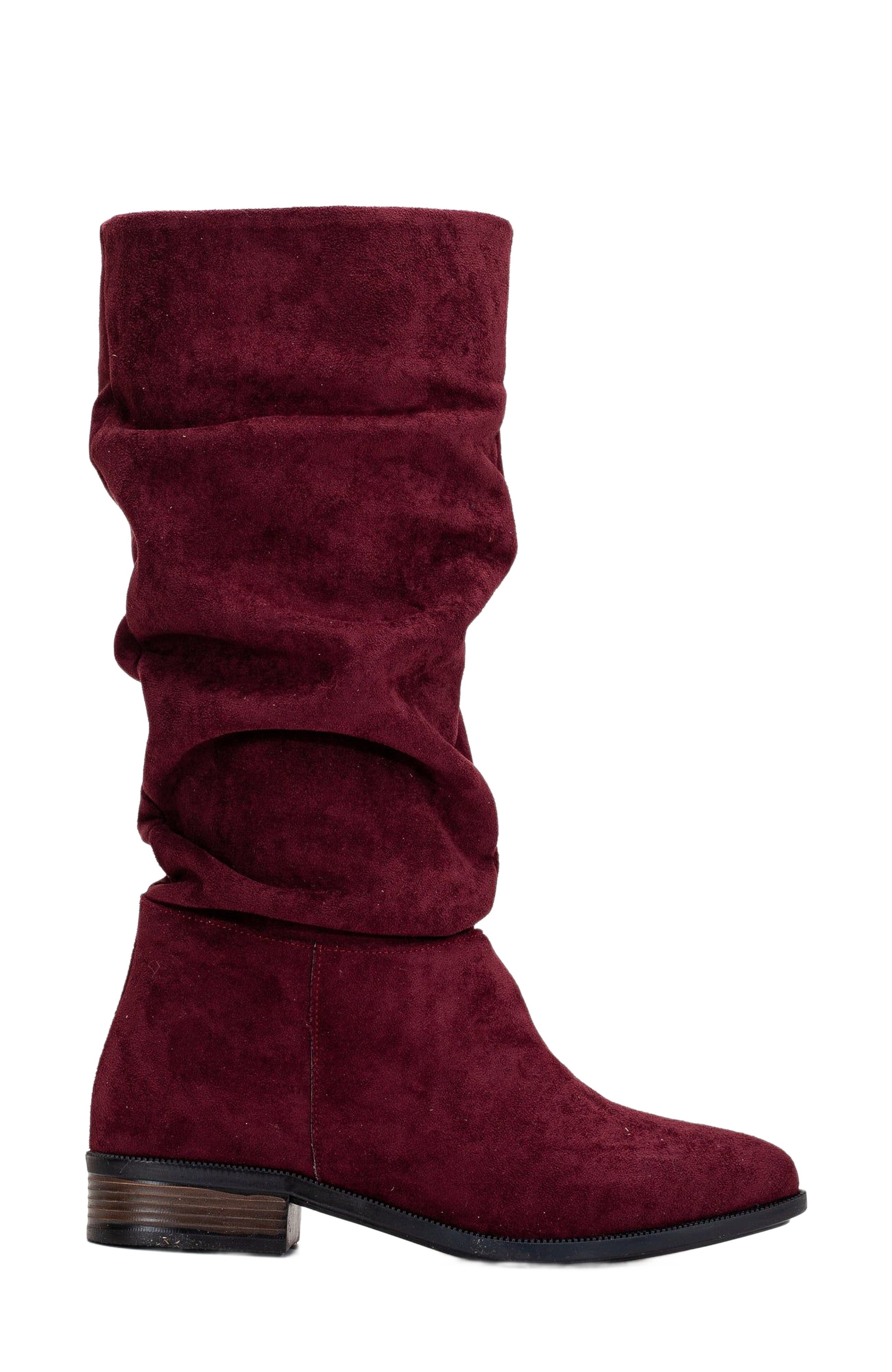  Burgundy Suede