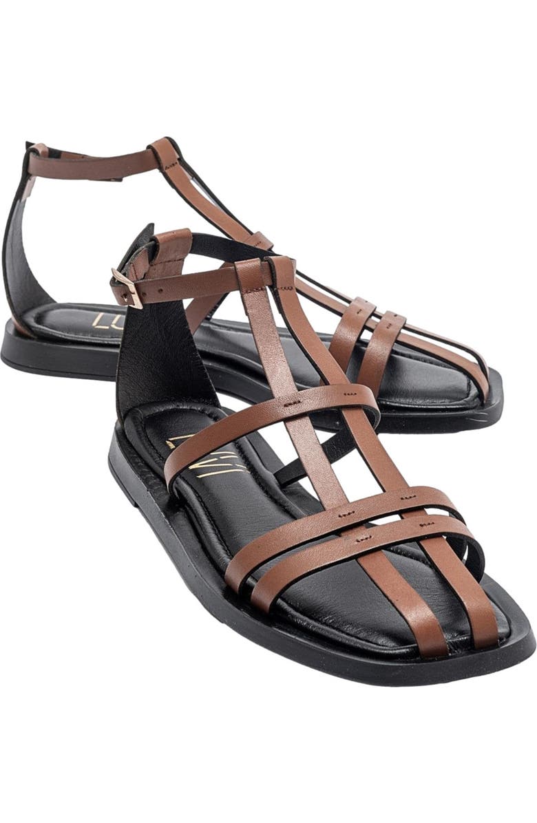 Forever
Always Shoes Odeil Leather Sandal, Main, color, Cognac Brown Leather