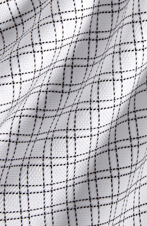 David Donahue Trim Fit Check Pima Cotton Dobby Dress Shirt In Multi