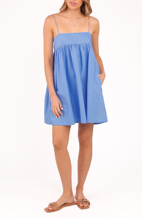 Serina Cotton Poplin Shift Dress