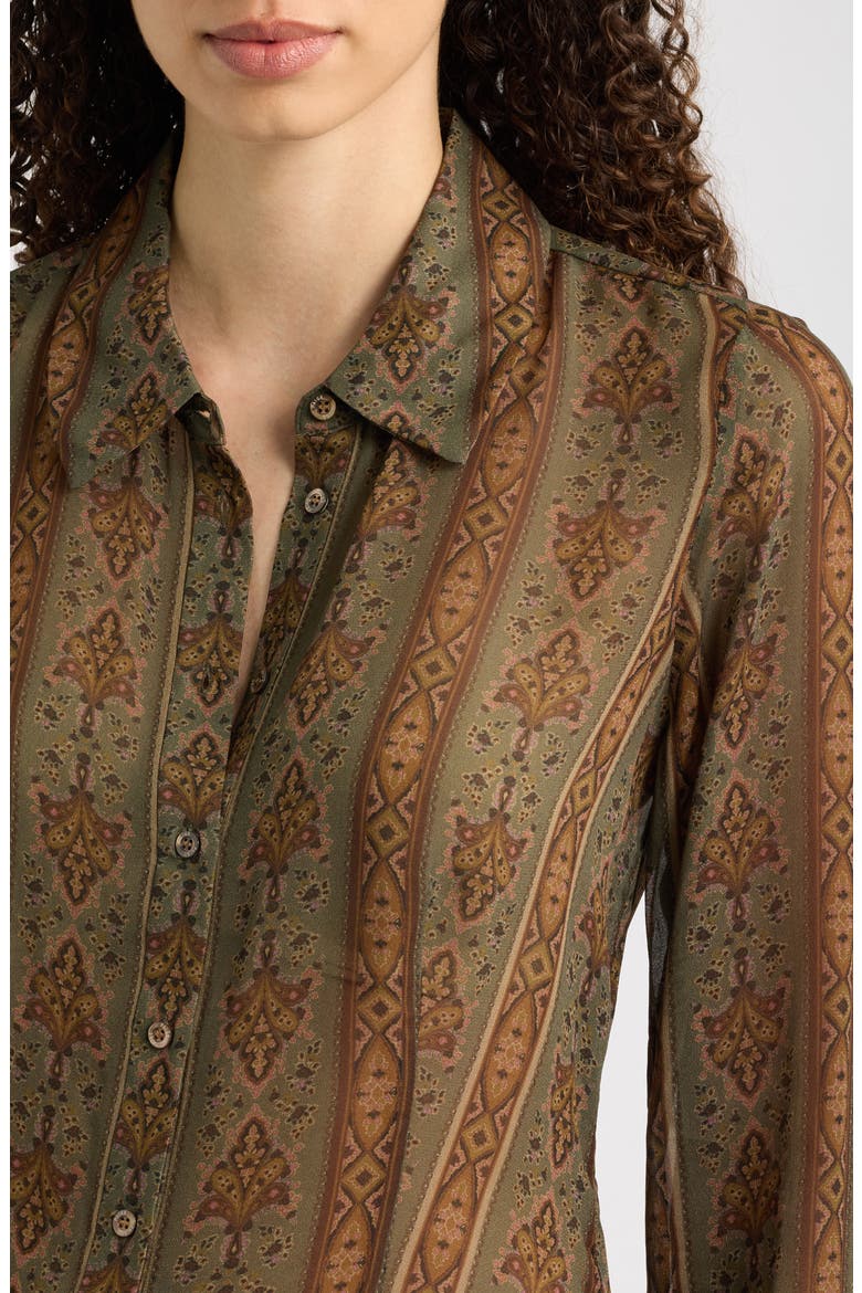 Desano Paisley Button-Up Shirt, Alternate, color, ARMY MULTI
