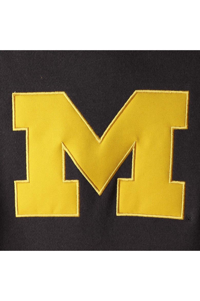 Women's Charcoal Michigan Wolverines Team Big Logo Pullover Hoodie, Alternate, color, Charcoal