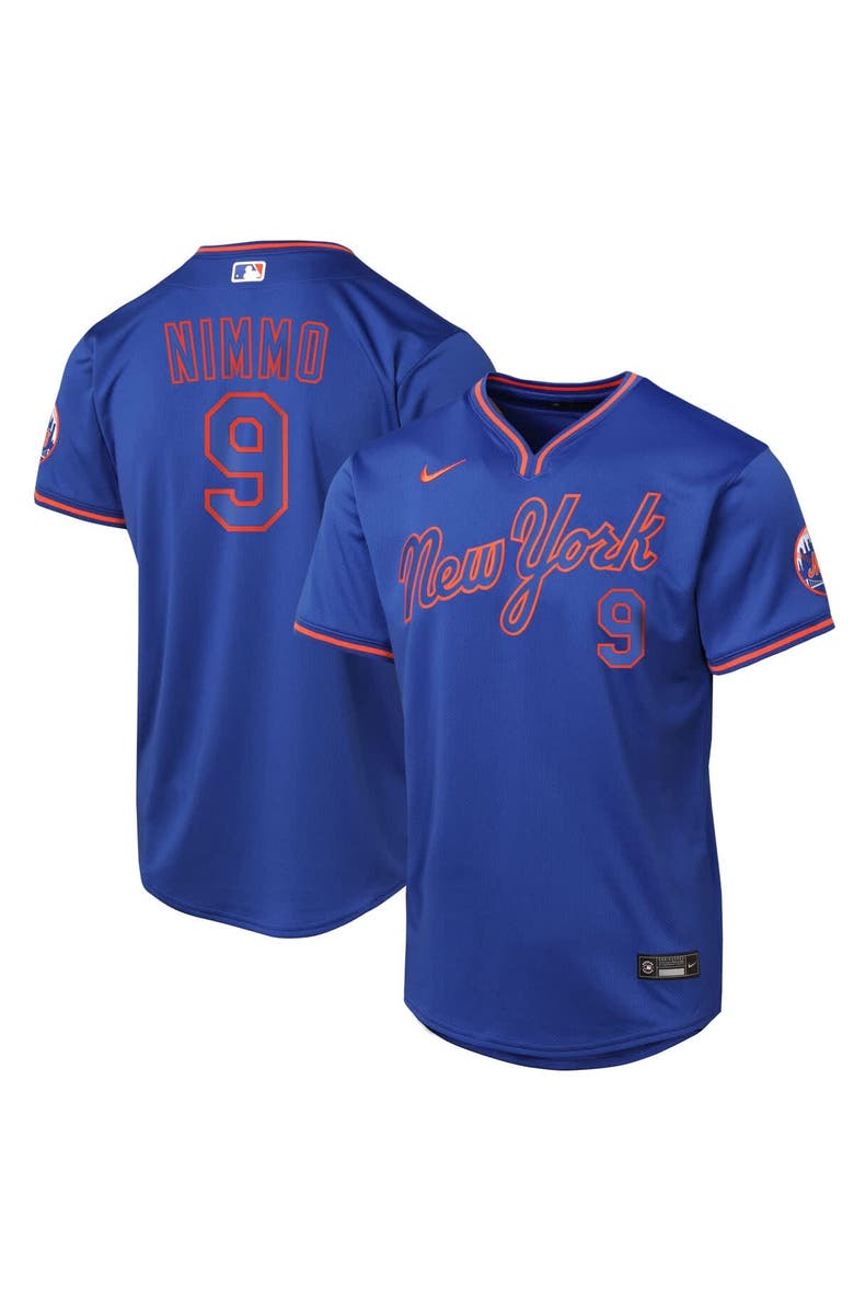 Nike Youth Nike Brandon Nimmo Royal New York Mets Alternate Limited Player Jersey, Alternate, color, 