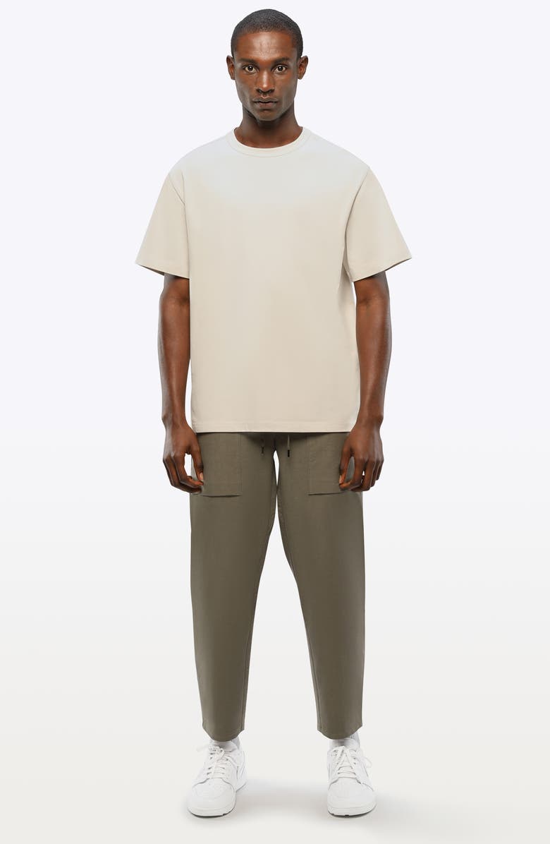 Cuts Icon Pull-On Crop Stretch Pants, Alternate, color, Tea Leaf