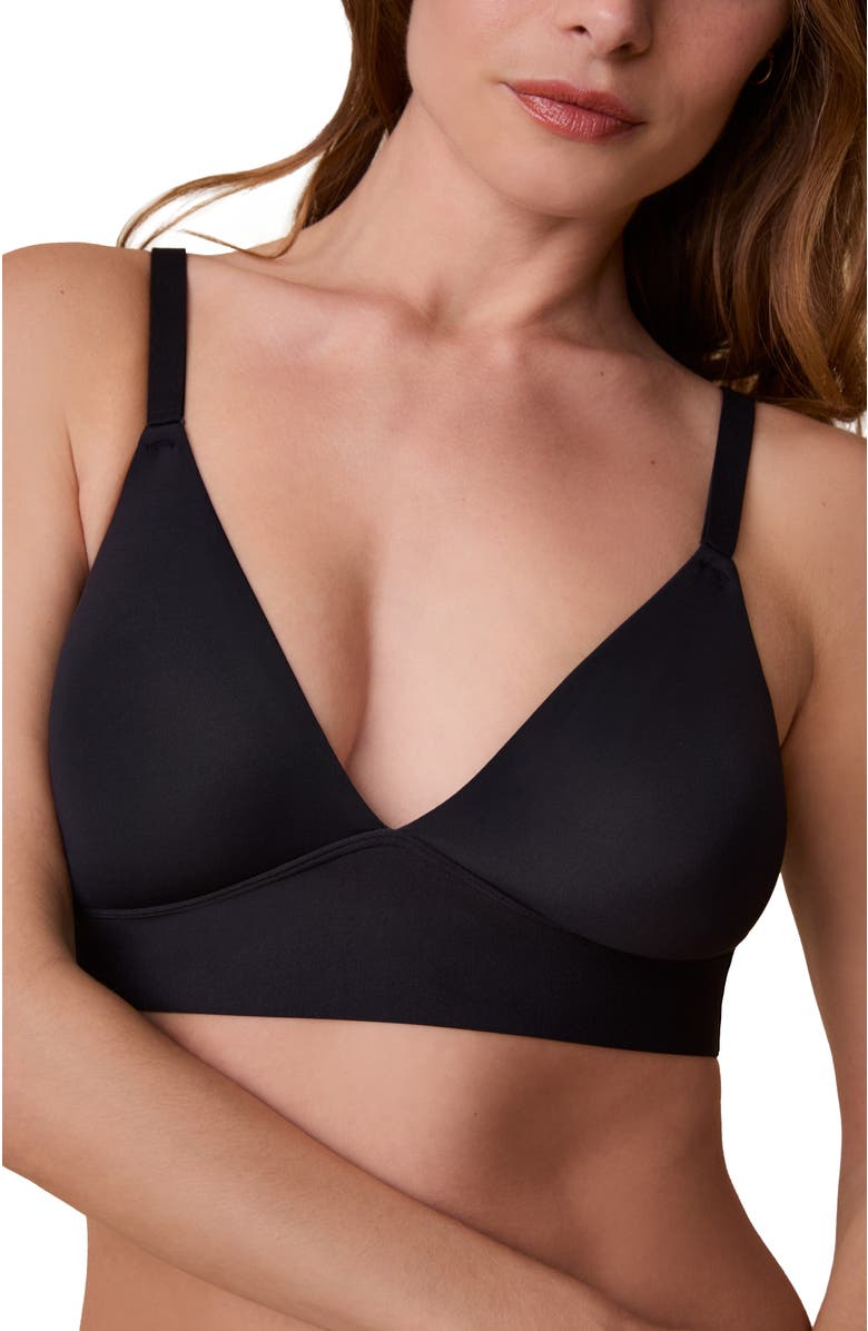 Harper Wilde Bliss Triangle Bralette, Alternate, color, Black