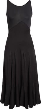 EMILY DAWN LONG Dammit Janet Bias Cut Jersey Dress