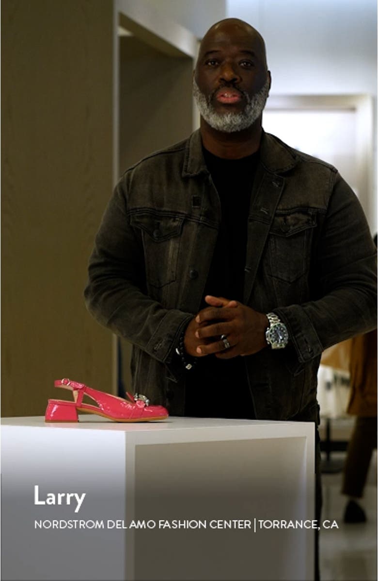 Chain Detail Slingback Pump, sales video thumbnail