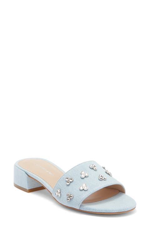 Tammy Crystal Slide Sandal (Women)