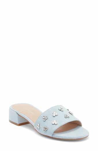 Stuart Weitzman Tammy Crystal Slide Sandal