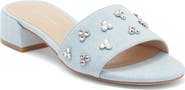 Stuart Weitzman Tammy Crystal Slide Sandal