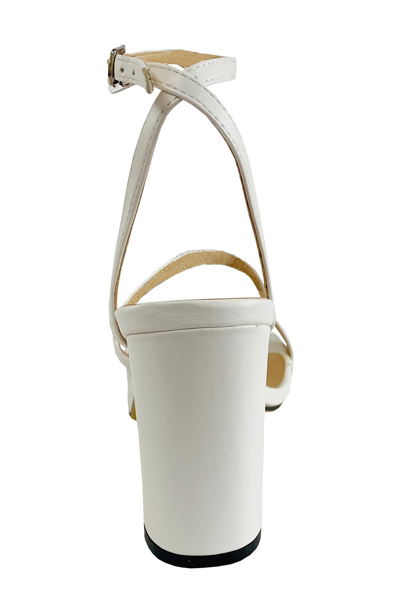 MIQUE Kim Strappy Faux Leather Sandal, Alternate, color, 