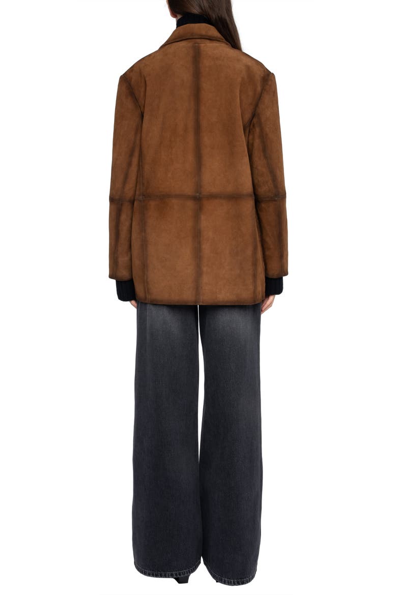 Venezia Suede Jacket, Alternate, color, COGNAC
