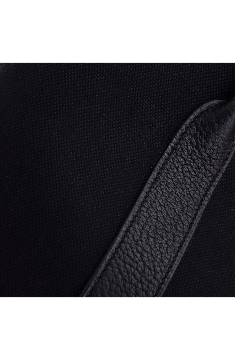 Pre-Owned Hermes Garden Party Tote Toile and Leather 30, Alternate, color, Noir