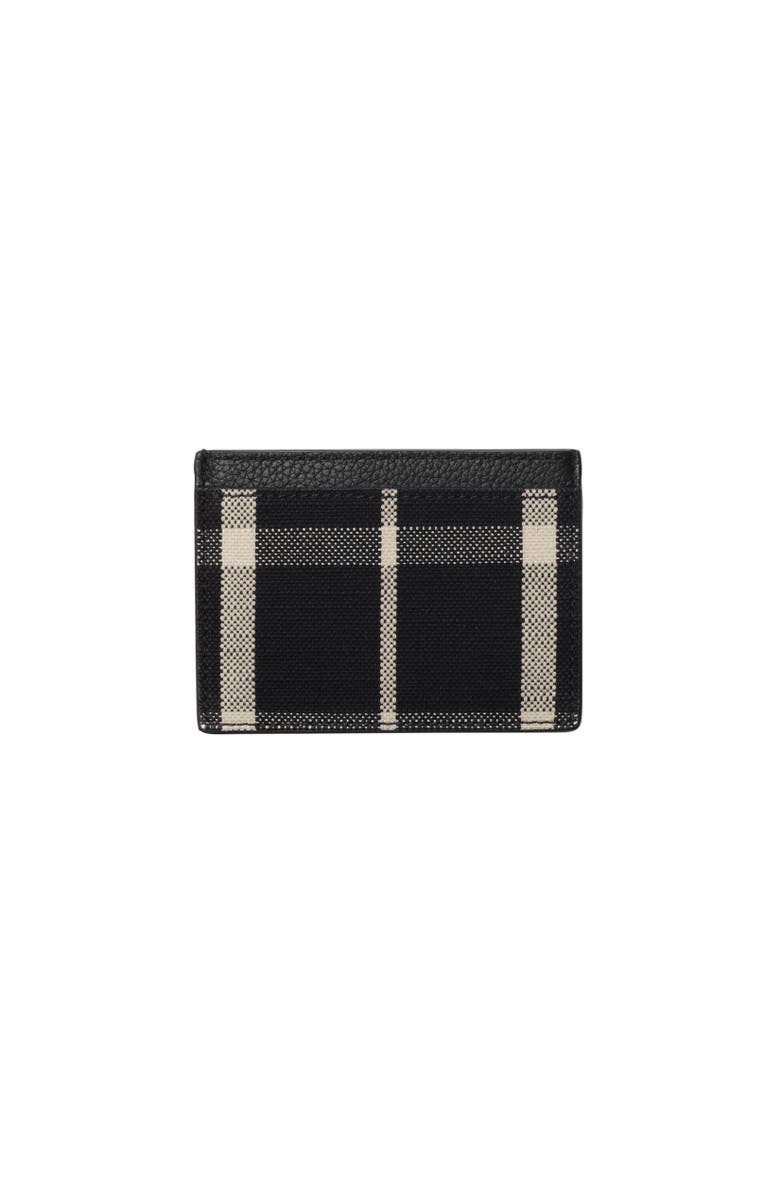 Burberry Bloomsbury Zip Wallet & Cardcase, Alternate, color, Black/Calico Beige