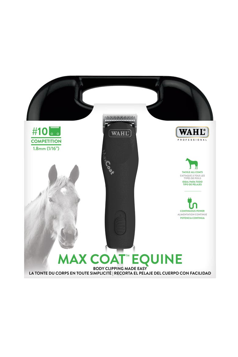 Corded grooming clipper for horses, dogs, and cats, Alternate, color, Black