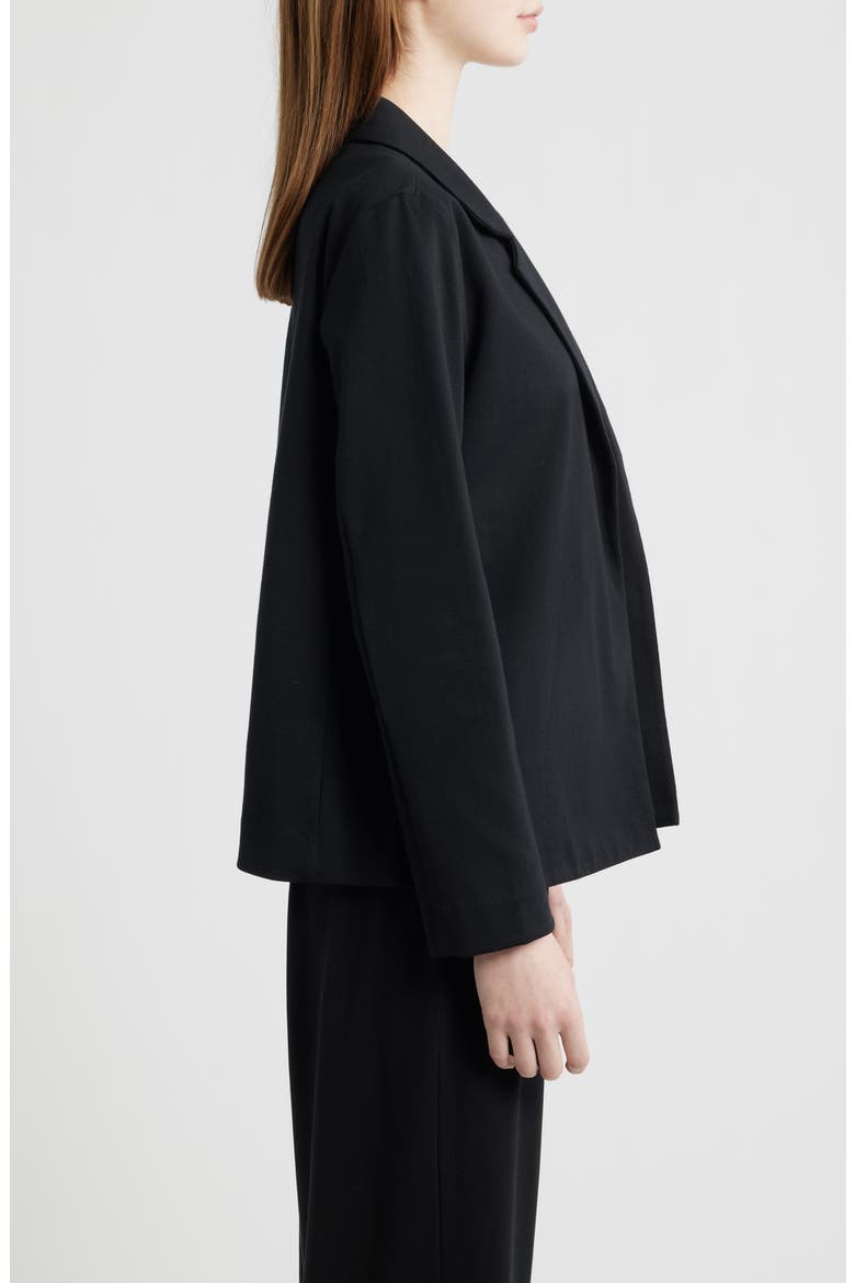 Open Front Blazer, Alternate, color, BLACK