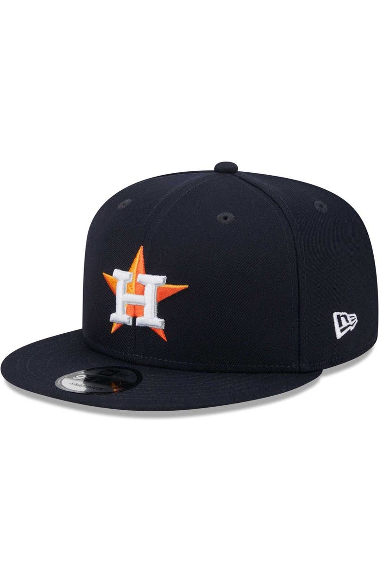 New Era Men's New Era Navy Houston Astros 2017 World Series Side Patch 9FIFTY Snapback Hat, Alternate, color, Navy