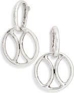 Karine Sultan Round Link Dangle Drop Earrings