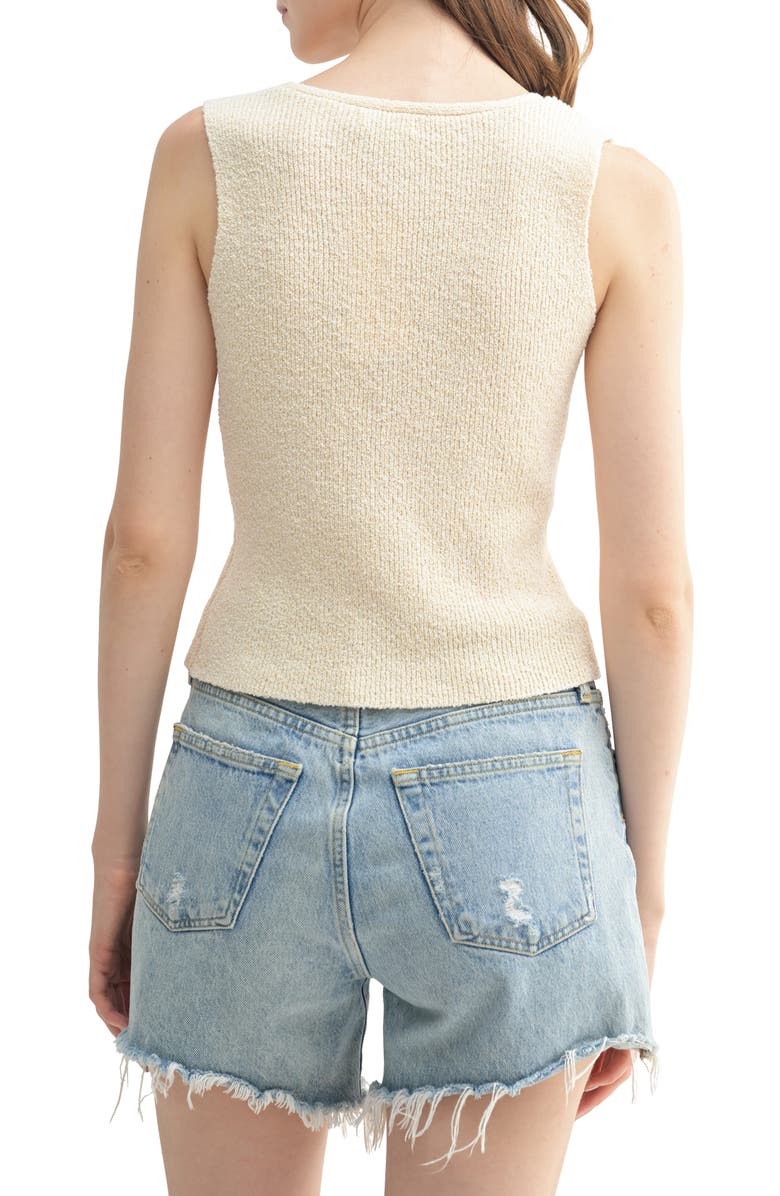 Lush Bouclé Vest, Alternate, color, Cream
