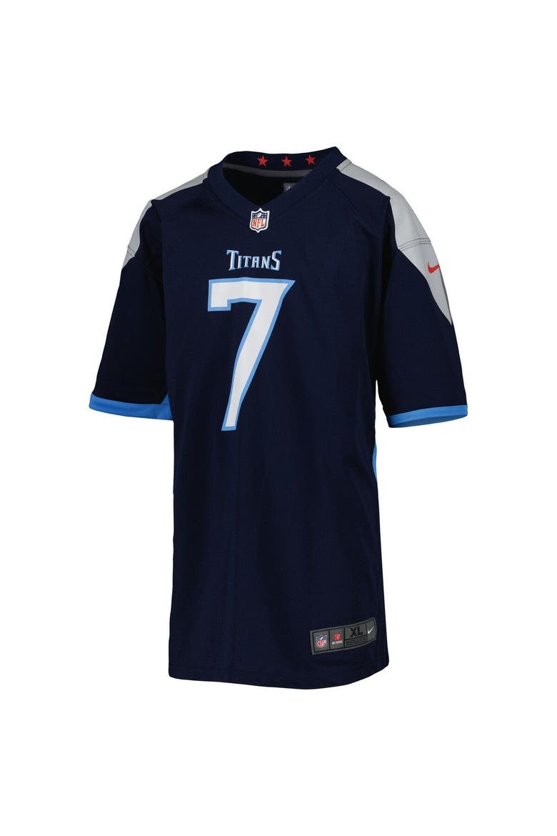 Youth Nike Malik Willis Navy Tennessee Titans Game Jersey, Alternate, color, Navy