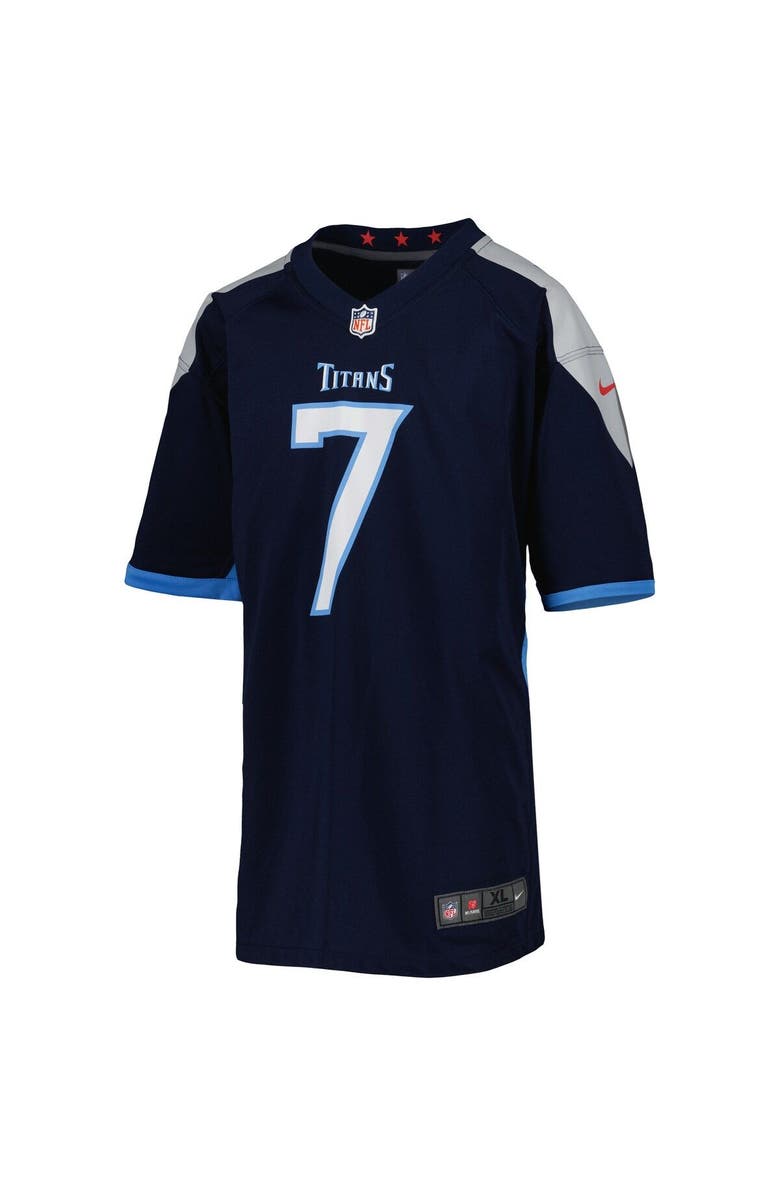 Nike Youth Nike Malik Willis Navy Tennessee Titans Game Jersey, Alternate, color, 