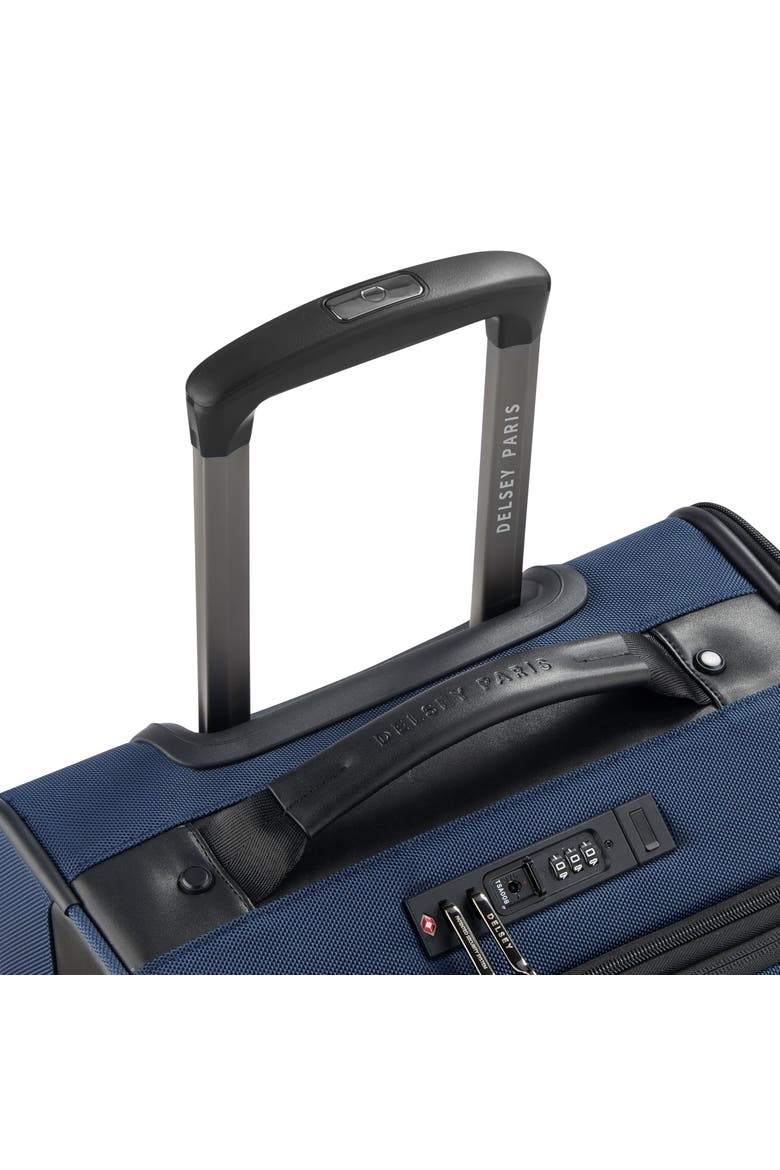 Wagram Softside Expandable 20" Carry On Spinner Luggage, Alternate, color, Navy