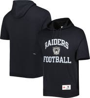Mitchell & Ness Men's Mitchell & Ness Black Las Vegas Raiders Washed Short Sleeve Pullover Hoodie
