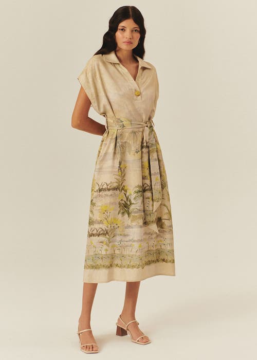 Exquise Matilda Midi Dress in Multi Color at Nordstrom, Size Medium