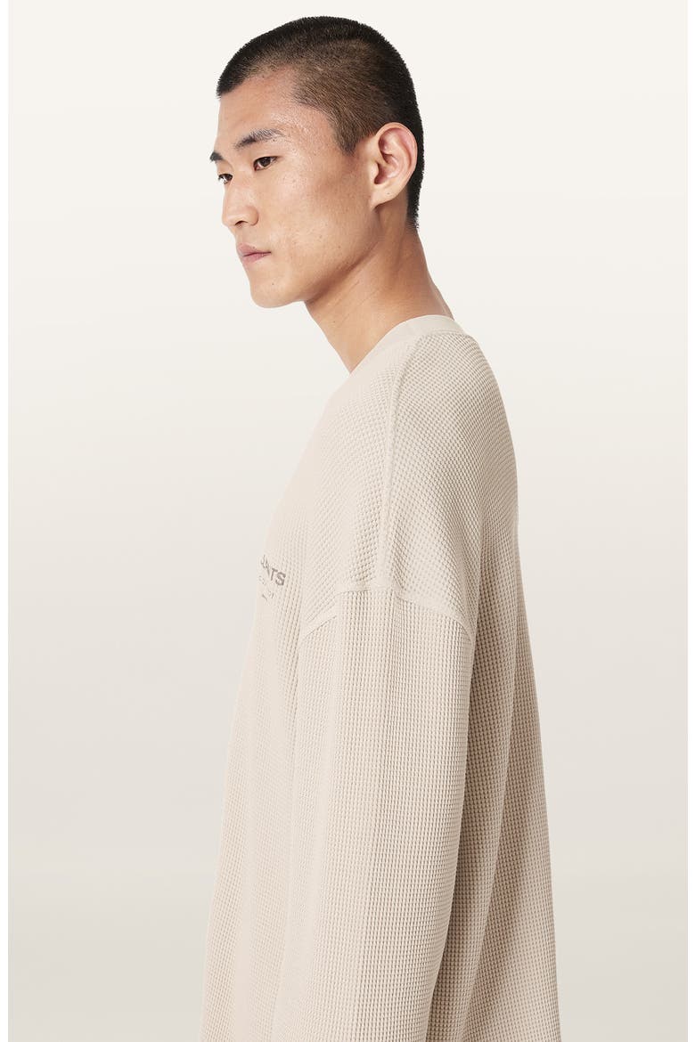 Lex Waffle Long Sleeve T-Shirt, Alternate, color, BIRCH WHITE