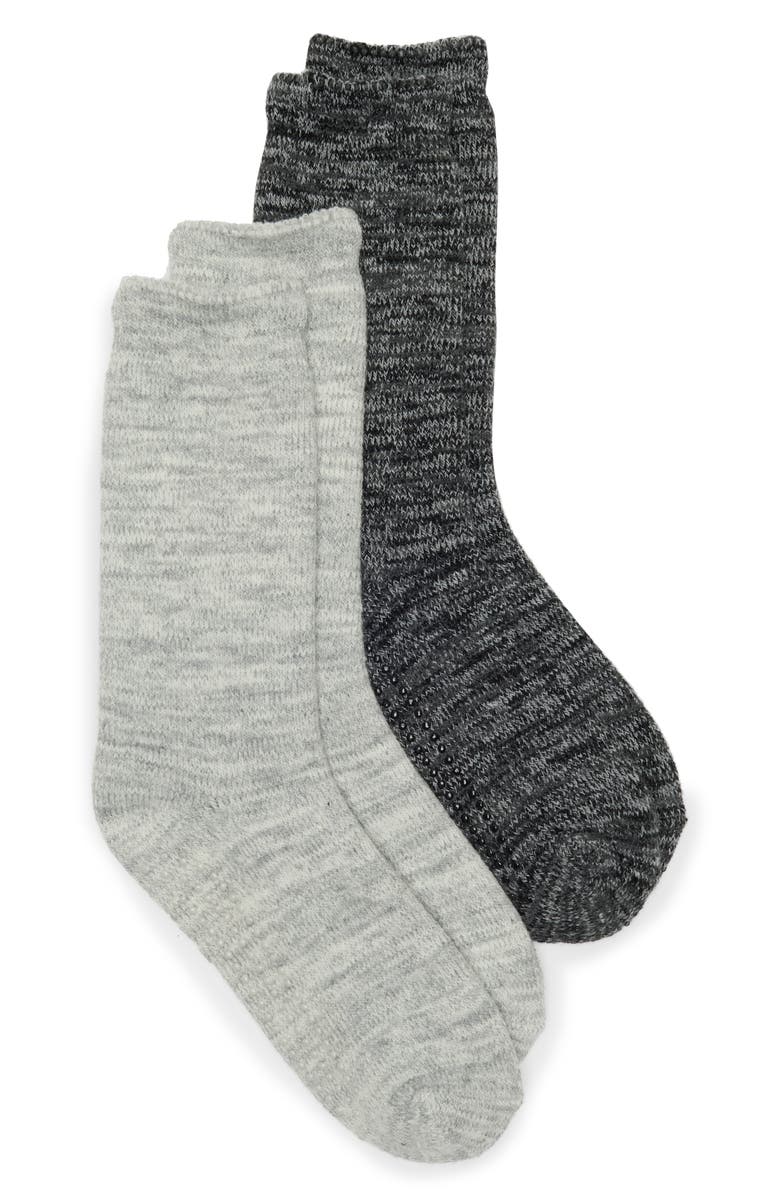 YOGALICIOUS 2-Pack Nonslip Grip Crew Socks, Main, color, 