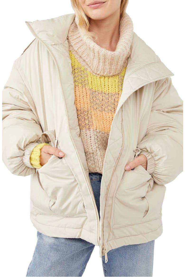 We the Free Duvet Bomber Jacket, Main, color, OATMEAL