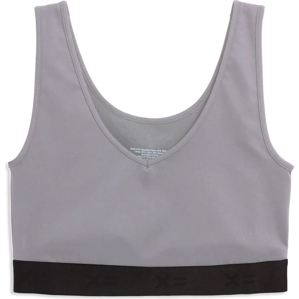 Tomboyx V-neck Compression Top In Gray