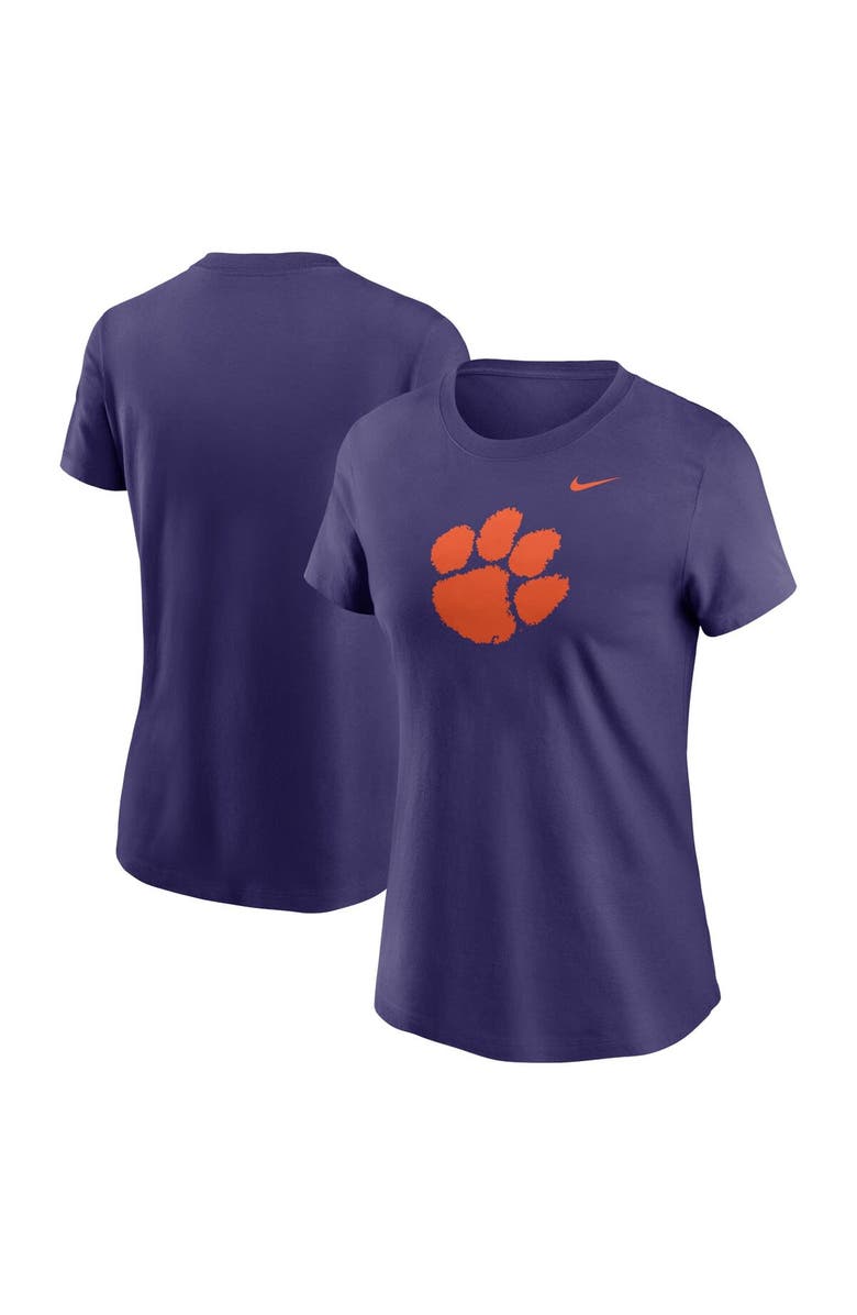 Nike Women's Nike Purple Clemson Tigers Primetime Logo T-Shirt, Alternate, color, Purple