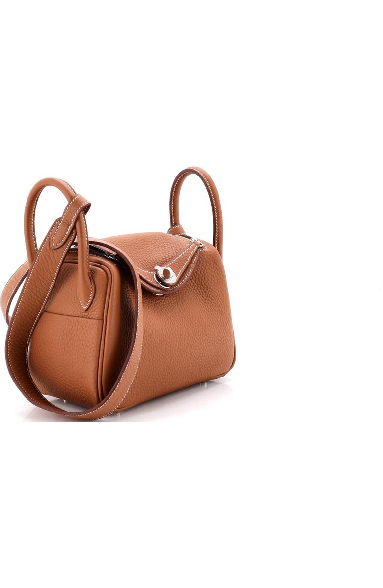 Pre-Owned Hermes Lindy Bag Clemence Mini, Alternate, color, Gold