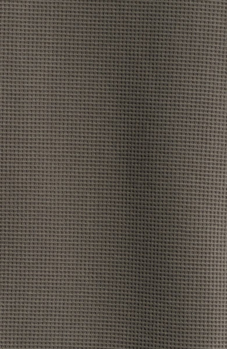 Emporio Armani Waffle Texture Cotton Blend Zip Jacket, Alternate, color, Solid Medium Brown