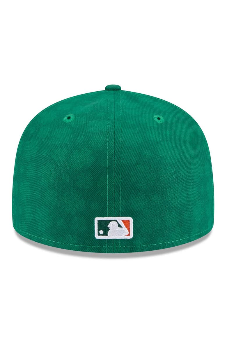 New Era Men's New Era Kelly Green Colorado Rockies St. Patrick's Day 59FIFTY Fitted Hat, Alternate, color,