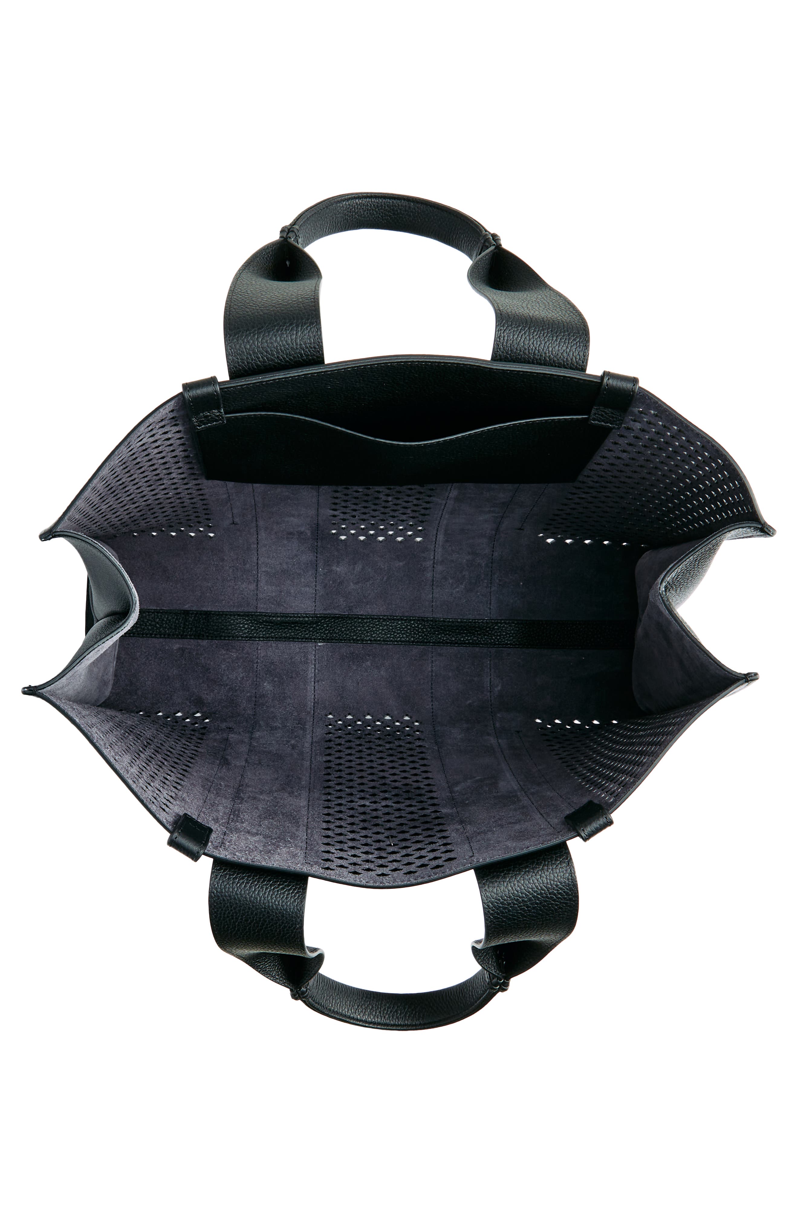 Chloé Large Woody Perforated Leather Tote, Alternate, color, 