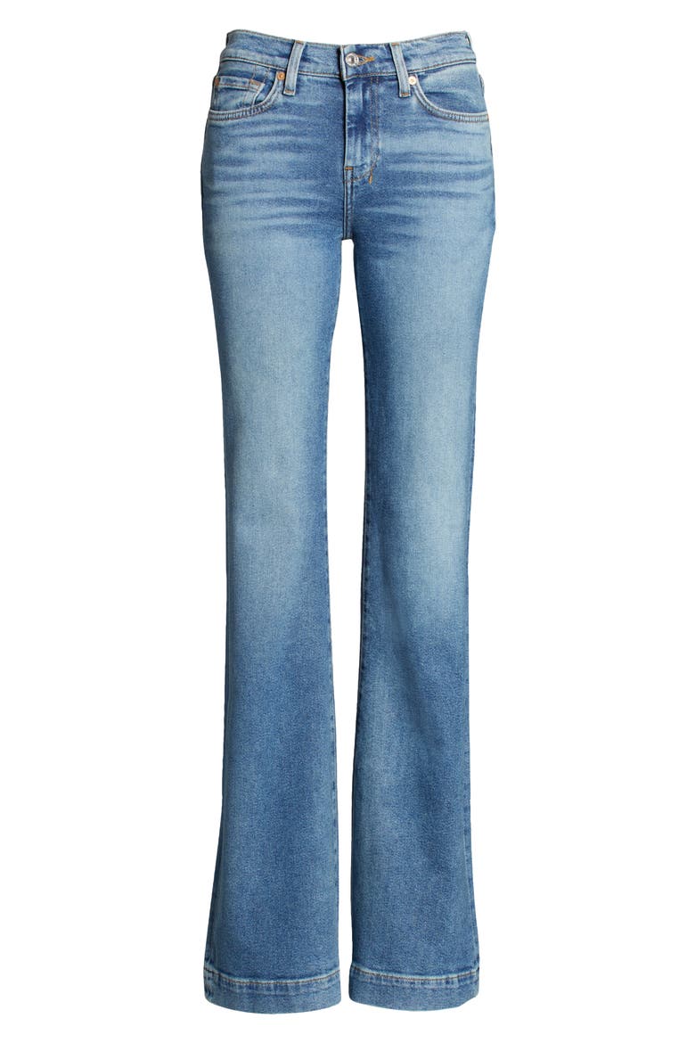 Dojo Flare Leg Jeans, Alternate, color, LYME